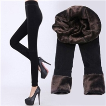 厂家直销2013秋冬新款加绒加厚珍珠绒打底裤保暖九分裤踩脚裤