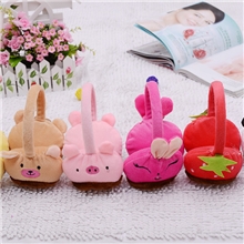 厂家直销2013秋冬新款韩版个性时尚毛绒卡通猪猪耳罩EZ006