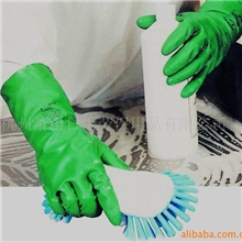 供应杭州萧山日用劳保绿色丁腈手套工作手套