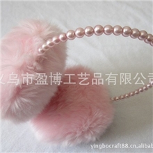 2013年厂家促销仿兔毛珠子耳套/耳罩/耳包