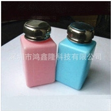 厂家新品250ML高级防静电瓶子酒精溶剂按压瓶子