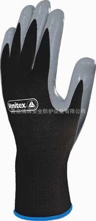 代尔塔丁腈涂层精细操作手套201715/防护手套/山东总经销