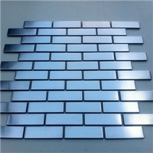 推出库存银拉丝304不锈钢马赛克特价
