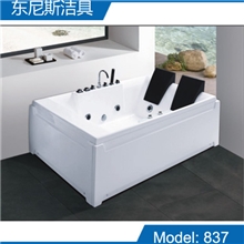 东尼斯长方形双人浴缸按摩浴缸1米85双裙浴缸
