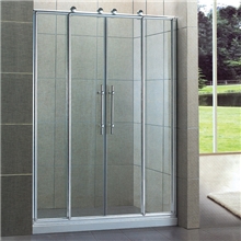 佛山厂家直销6MM钢化淋浴房启美整体浴室可订做淋浴房