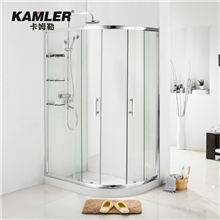 卡姆勒卫浴简易淋浴房整体浴室隔断钢化玻璃沐浴房卫生间移门
