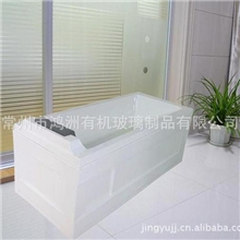 厂家直销带浴枕高枕型双裙亚克力浴缸压克力浴缸