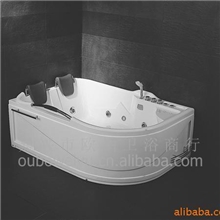 6R418厂家直销出口高档冲浪按摩浴缸双人按摩浴缸酒店浴缸