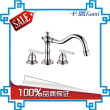【卡恩卫浴】浴缸水龙头全铜双手轮浴缸龙头单水嘴龙头