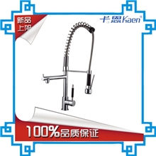 新款！外贸出口弹簧龙头抽拉厨房水龙头欧式龙头装修专用