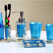 树脂卫浴套件产品亚克力卫浴海洋系列卫浴五件套家居礼品