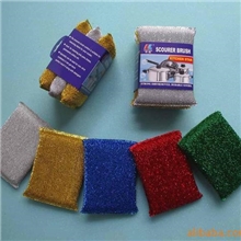 【优质厂家】厨房清洁用品洗碗海绵刷洗大王金银葱布厂家直销