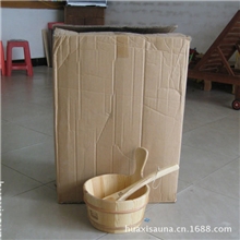 【热销】桑拿房用常规设备专用木桶木勺纯杉木桑拿足浴设备批发