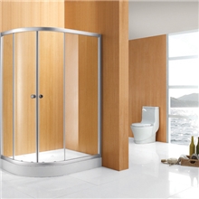 百德现代卫浴长扇形推拉门TZ-02