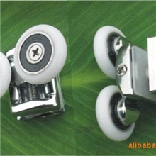 双滑轮弹跳滑轮淋浴房轮子淋浴房配件沐浴房配件