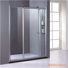 淋浴房、干湿区分玻璃推拉门、浴室玻璃隔断门、玻璃由太平洋承保