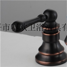 【现货销售】供应仿古水龙头全铜三件套精品卫浴QD1071