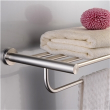 【企业集采】科迪厂家特价牢固带杆浴巾架酒店工程挂件KDL-6105