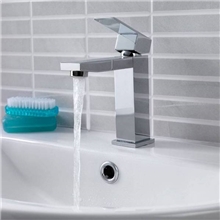 厂家批发方形脸盆水龙头，冷热水龙头