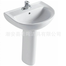 大量销售L-820陶瓷洗手盆柱盆优雅立柱盆