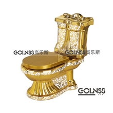 【厂家直销】供应金色洁具彩金马桶G-B505-A电镀马桶