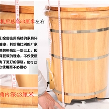 批发自动加热恒温泡脚桶洗脚桶泡脚桶足浴盆橡木电热桶电足浴桶