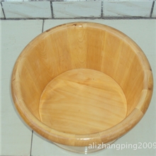 香柏木无结圆边浴足桶