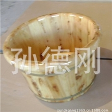 26CM高双边香柏木盆/包边木盆/泡脚木盆/浴足盆