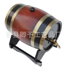 六支装木制酒盒茶叶盒橡木酒桶酒架