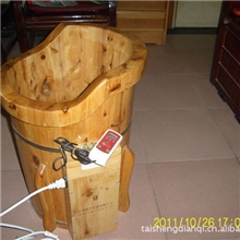 高档强磁按摩加热恒温，香柏木足浴桶