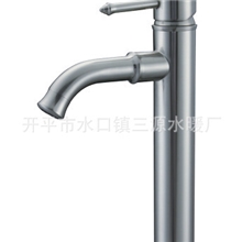 厂家直销铜拉丝直立式面盆水龙头单孔脸盆水龙头