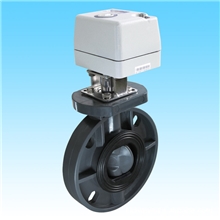 供应KLD品牌400系列塑料电动蝶阀