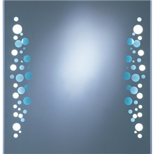 爱丽浮雕精美时尚卫浴镜浴室镜生产厂家