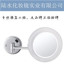 厂家直销美容化妆镜挂式化妆镜带LED灯的化妆镜镜框亚克力材质