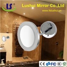 广东厂家直供星级酒店使用的LED灯化妆镜金属材质LED镜子