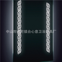 T5灯镜透光镜灯一体化镜灯金钱花纹图案实用精美梳妆镜