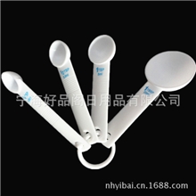 厂家直销各种各样4件套5件套的塑料厨房用具量勺调味量勺