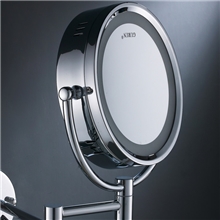 厂家古润壁挂化妆镜大号折叠带LED灯双面放大美容镜梳妆镜子特价