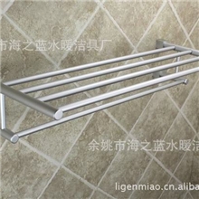 厂家直销太空铝浴巾架/浴室置物架毛巾架浴室卫浴挂件小方座