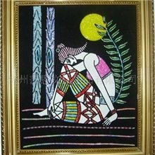 【厂家直销】儿童益智DIY串珠画珍珠画图案丰富价格优惠