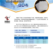软质防弹材料UD布