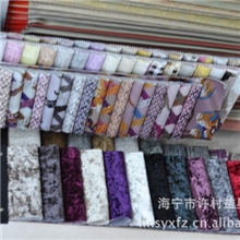 最新花样大量提花布工程部窗帘布沙发布印花布涤纶布2