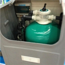 泳池地埋机地面式一体过滤箱壁挂一体机生化过滤器器进口水泵