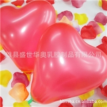 厂家批发珠光气球|心形气球可印刷12寸加厚