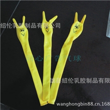 生产长条气球印刷儿童卡通气球创意广告字母气球印字定做批发