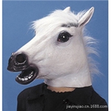 白马面具高档整人恐怖狼人面具狼面具其他恶搞面具