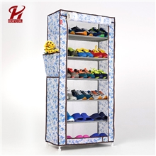 好风彩6层防尘鞋柜简易鞋柜时尚单人宜家鞋柜可自由组合