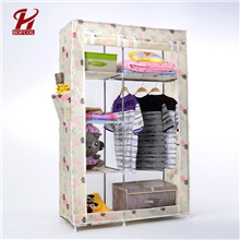 好风彩学生简易衣柜组合布衣柜单人衣柜金属收纳衣柜（5311）