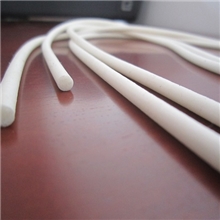 专业厂家现货批发3mm白色硅胶发泡条轻工业硅胶发泡密封条