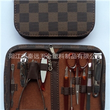 低价10件套LV纹指甲刀套装10件套美容套装十件套修甲工具套装